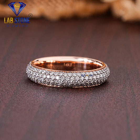 1.28 TDW Round Cut Diamond Women's Band