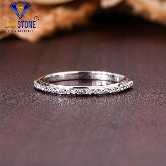 0.196 TDW Round Cut Women’s Fine Diamond Band