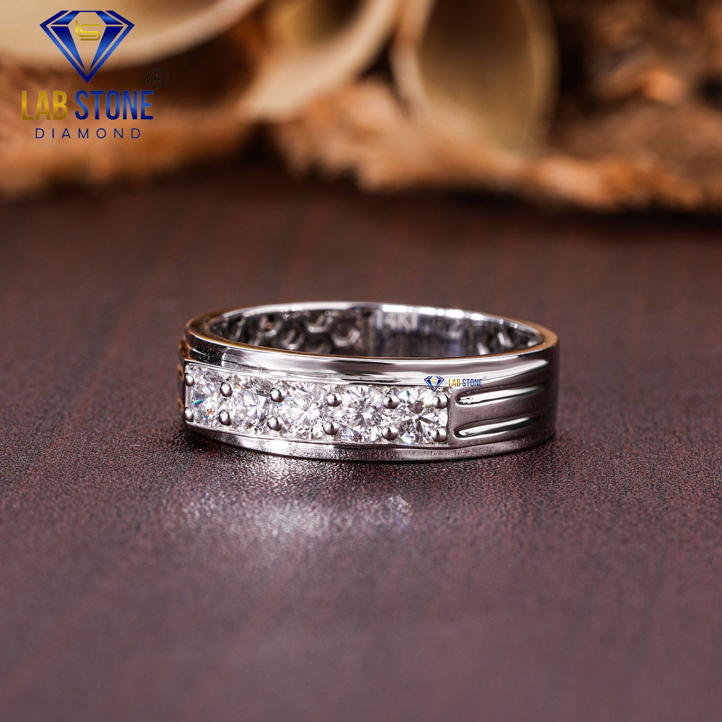 0.51 TDW Round Cut Women’s Diamond Band