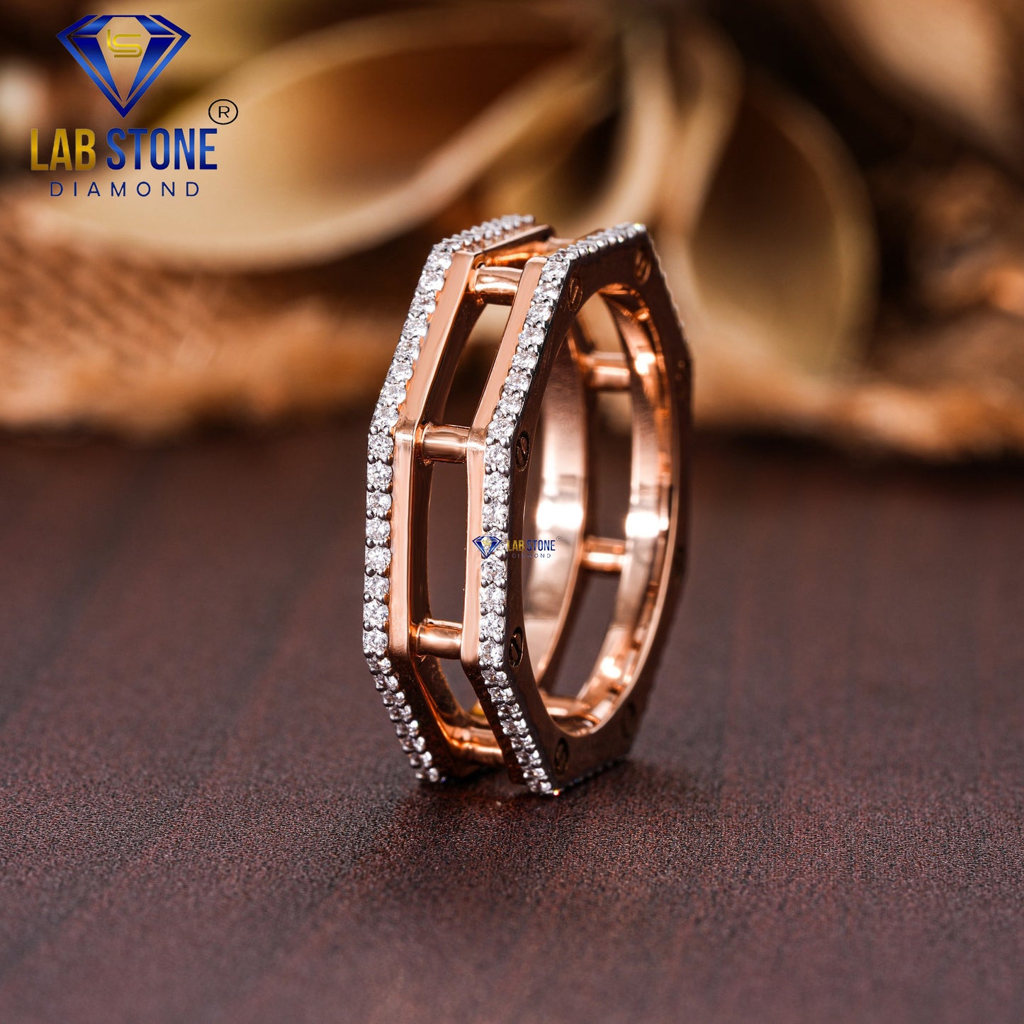 0.64 TDW Round cut Diamond Women’s Band