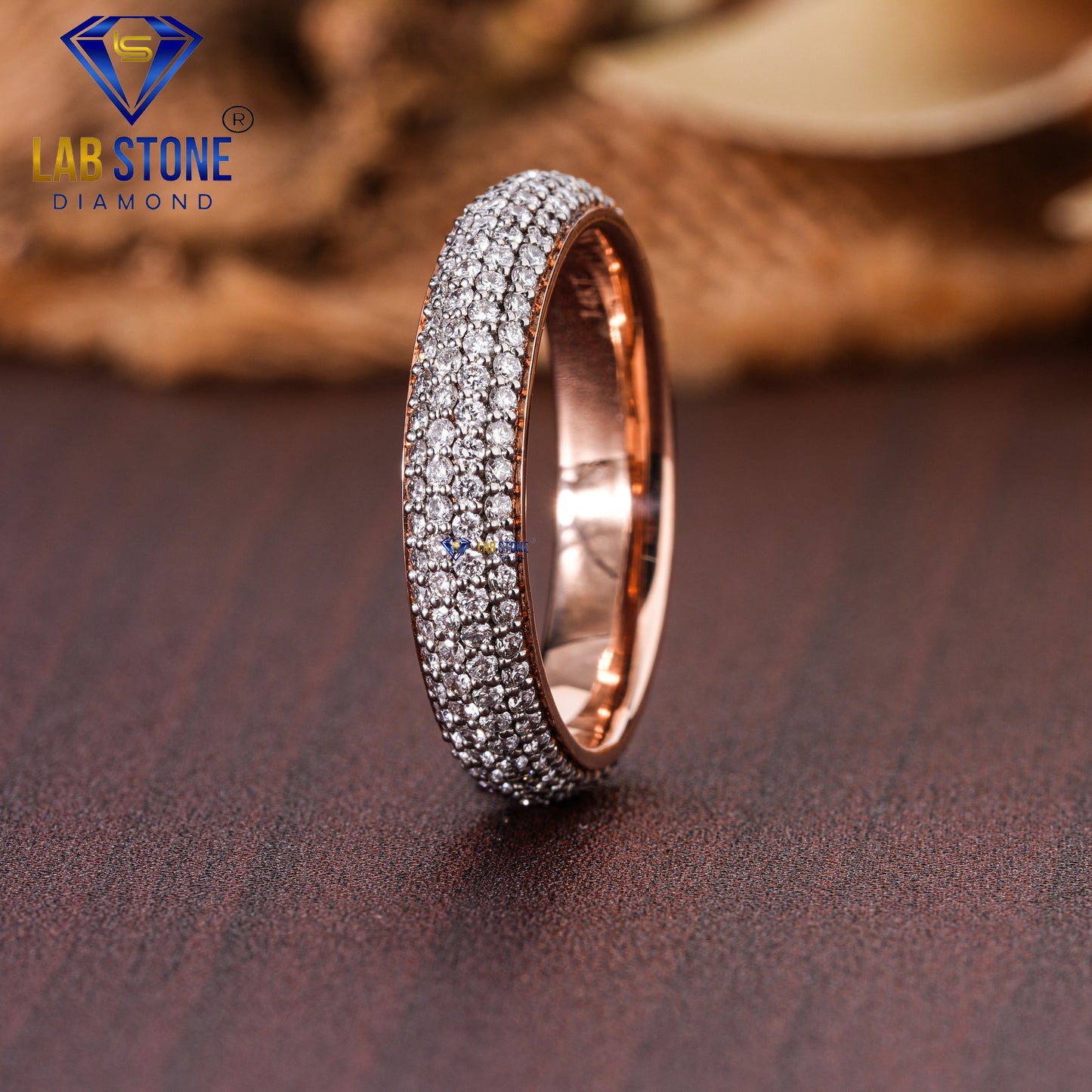 1.28 TDW Round Cut Diamond Women's Band