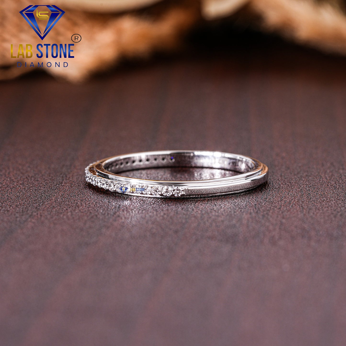 0.196 TDW Round Cut Women’s Fine Diamond Band