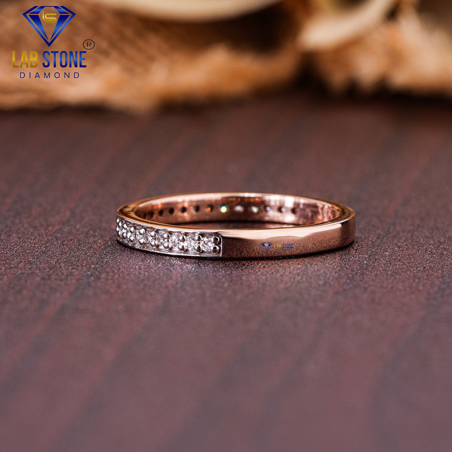 0.22 TDW Round Cut Women’s Diamond Band