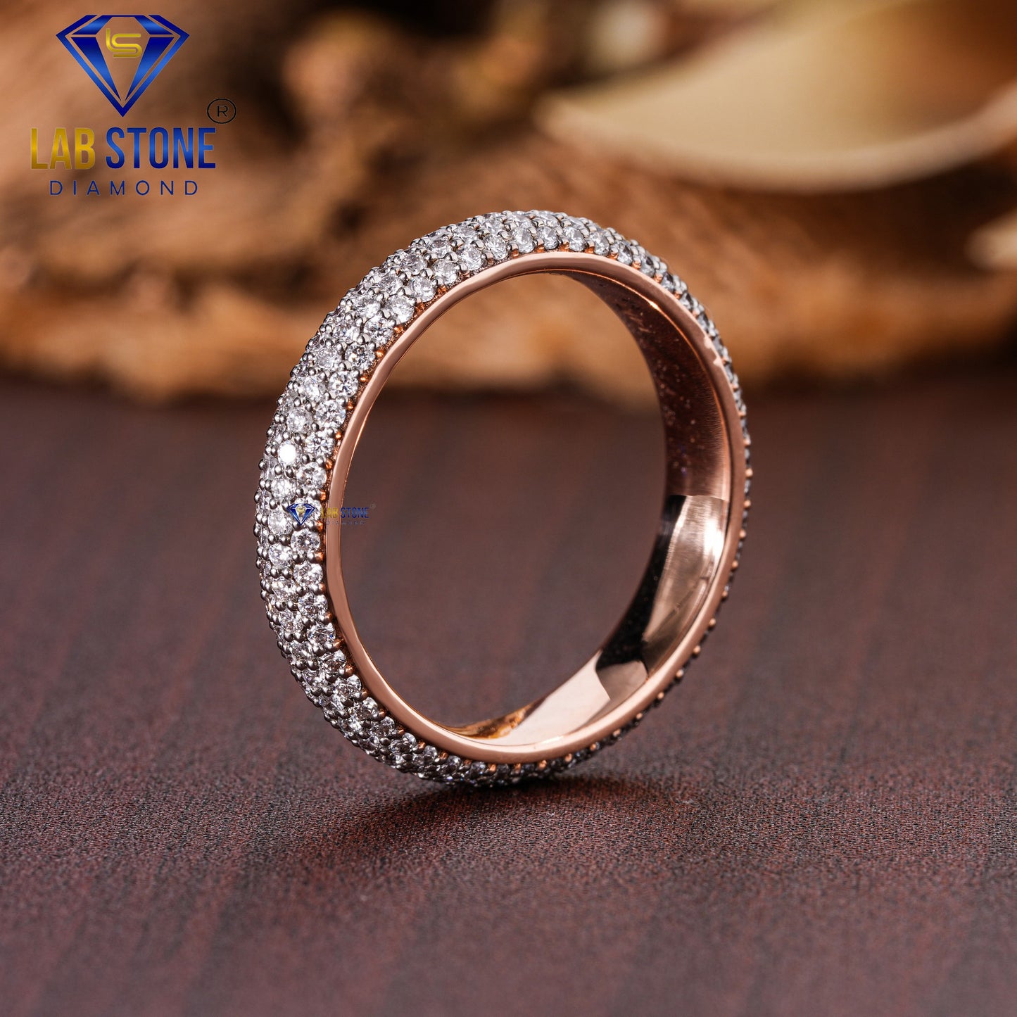 1.28 TDW Round Cut Diamond Women's Band