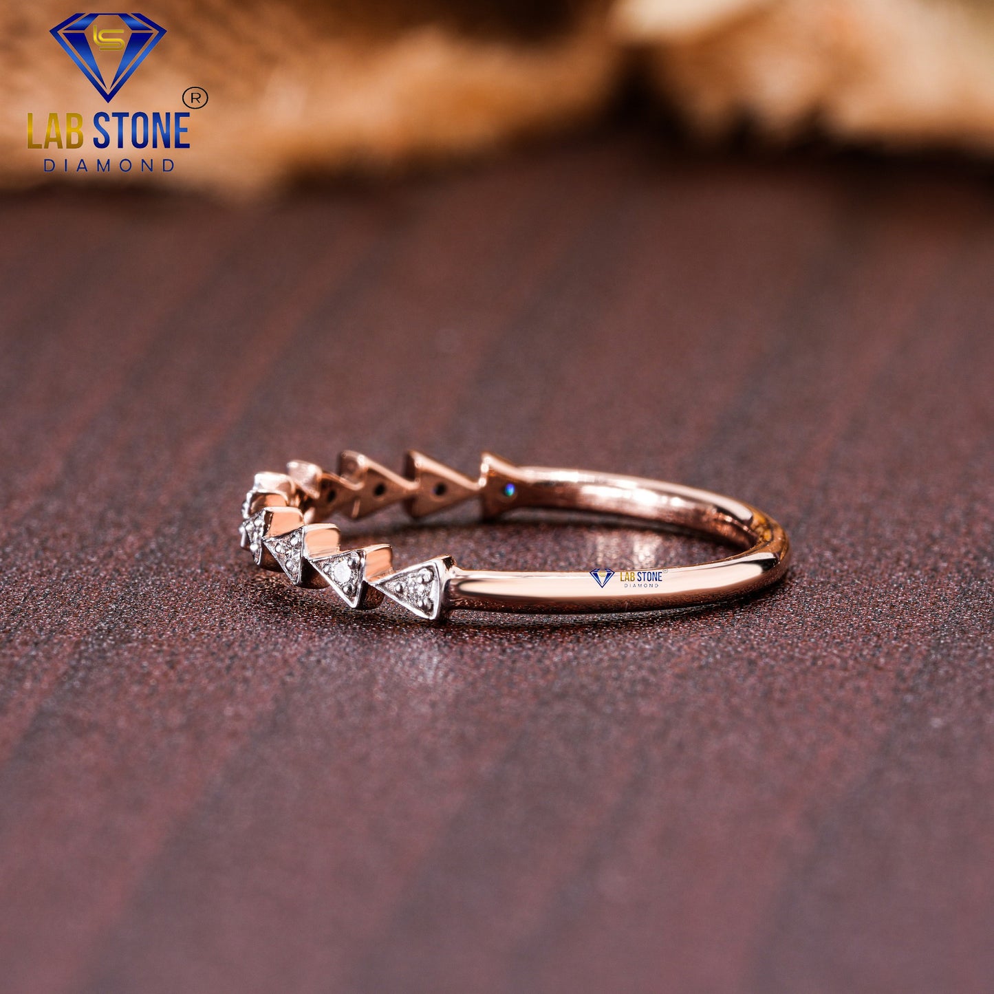0.05 TDW Round Cut Diamond Women’s Engagement Band