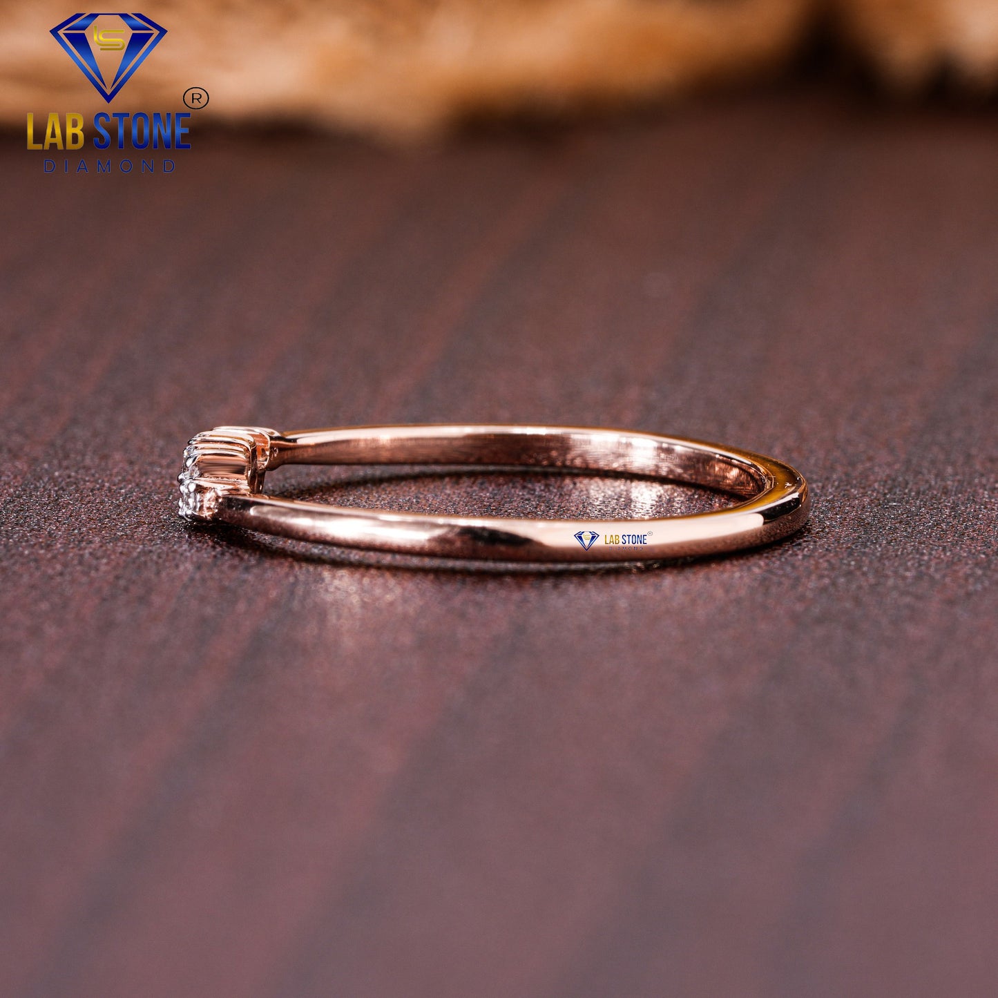 0.04 TDW Round Cut Women’s Engagement Diamond Ring