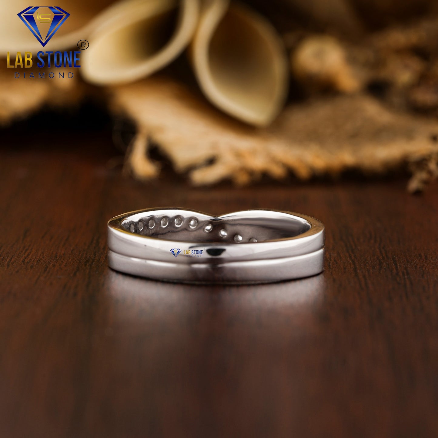 0.29 TDW Round Cut Women’s Diamond Band Ring