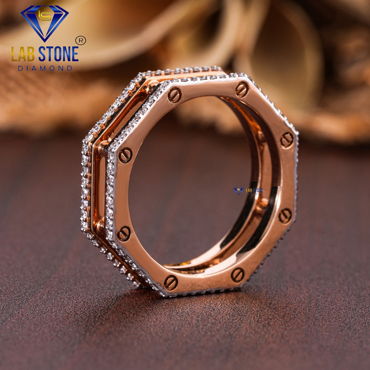 0.64 TDW Round cut Diamond Women’s Band