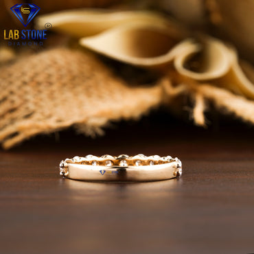 0.90 TDW Round Cut Women’s Diamond Band Ring