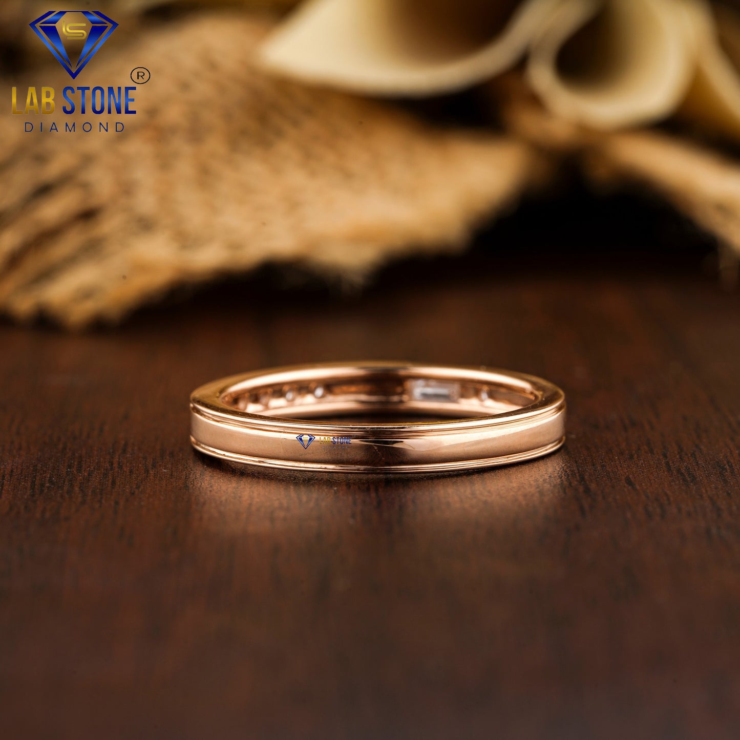 0.30 TDW Round & Baguette Cut Women’s Diamond Band Ring