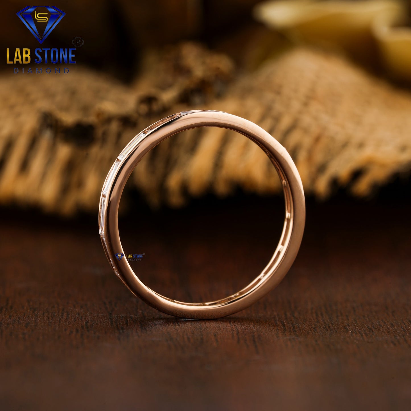 1.36 TDW Baguette Cut Diamond Women’s Band Ring