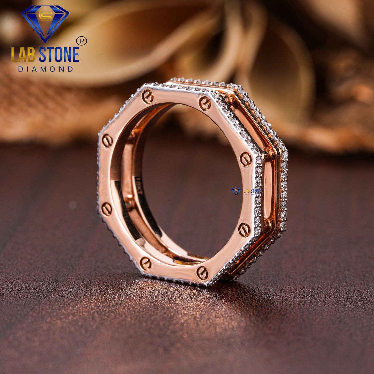 0.64 TDW Round cut Diamond Women’s Band