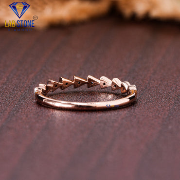 0.05 TDW Round Cut Diamond Women’s Engagement Band