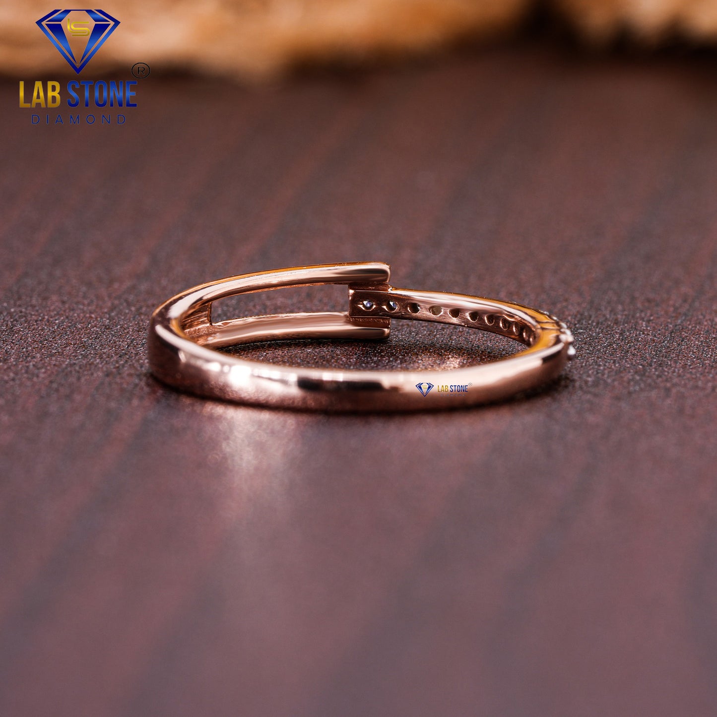 0.07 TDW Round Cut Women’s Engagement Diamond Ring