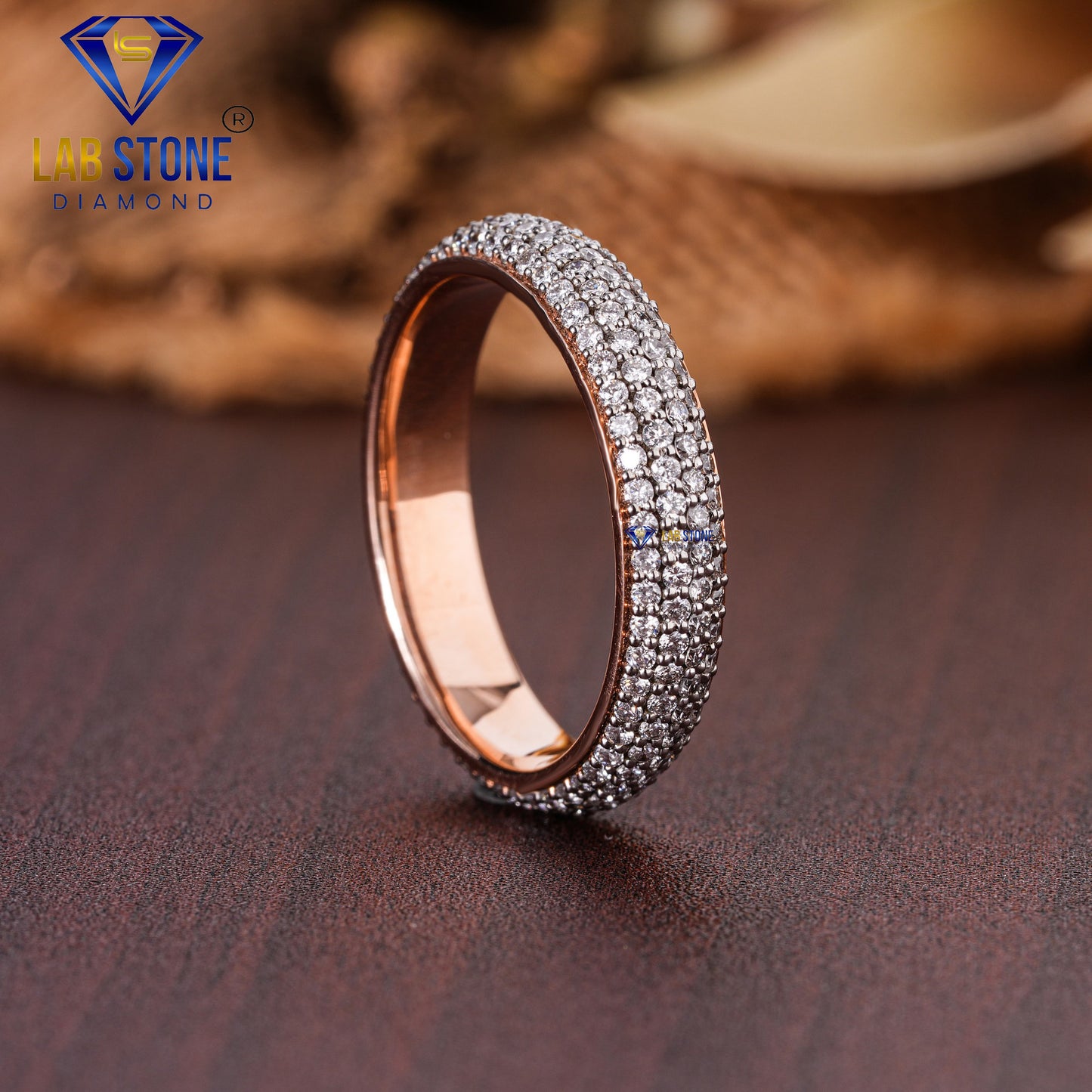 1.28 TDW Round Cut Diamond Women's Band
