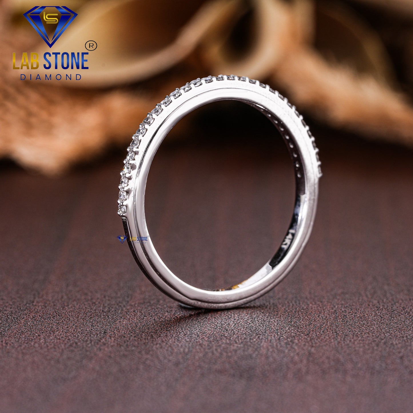 0.196 TDW Round Cut Women’s Fine Diamond Band