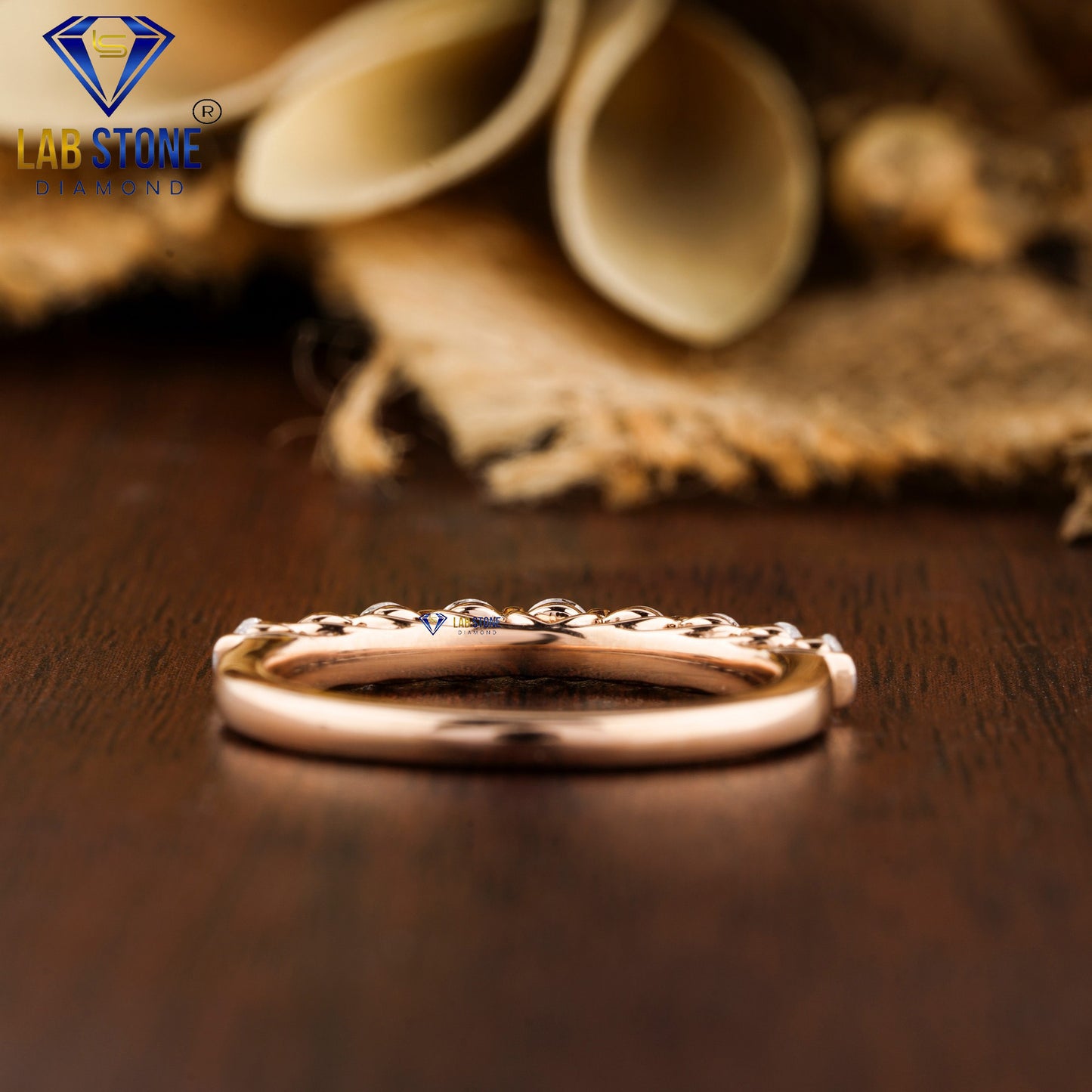 0.70 TDW Round Cut Women’s Diamond Band Ring