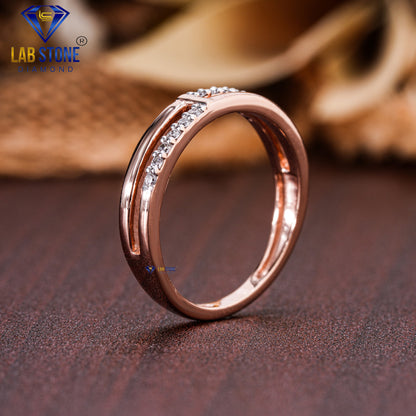 0.12 TDW Round Cut Diamond Women's Engagement Ring