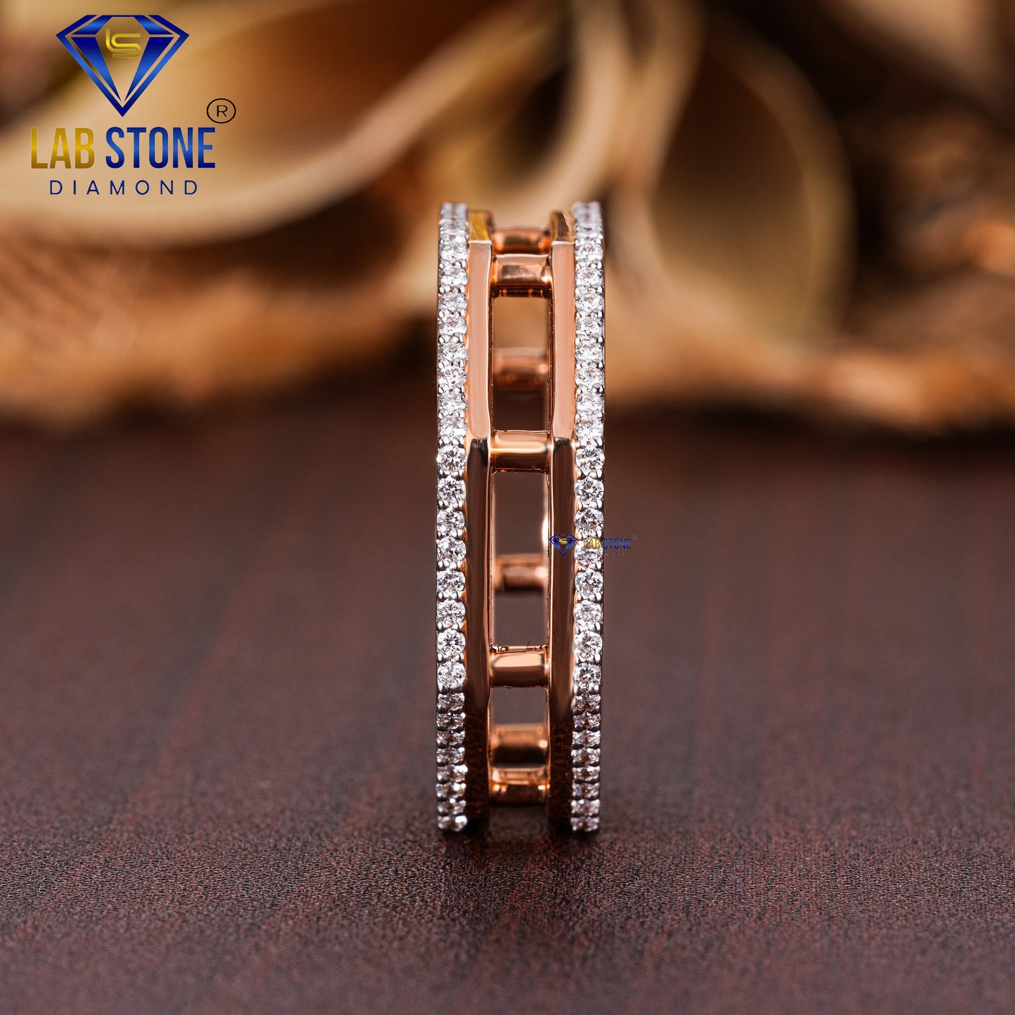 0.64 TDW Round cut Diamond Women’s Band