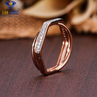 0.15 TDW Round Cut Diamond Women's Engagement Ring