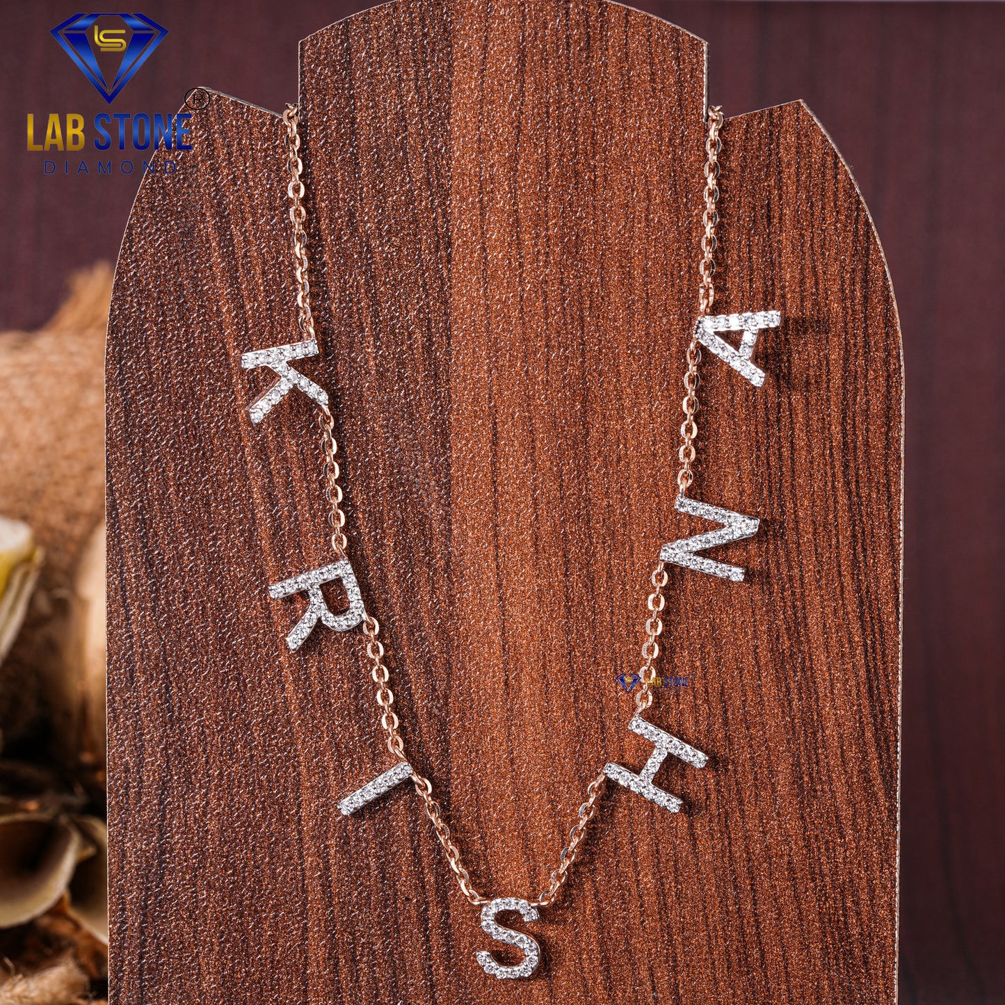 0.693 TDW Round Cut Diamond Charm Necklace