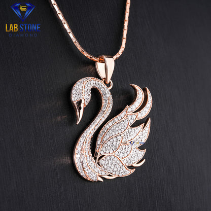1.79 TDW Round Cut Diamond Women’s Custom Pendant