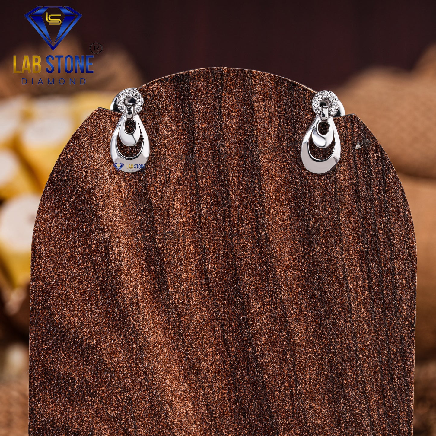 0.12 TDW Round Cut Diamond Stud  Earring