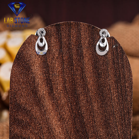 0.12 TDW Round Cut Diamond Stud  Earring