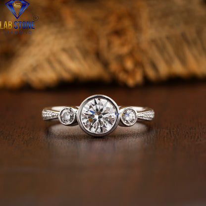 1.20 TDW Round Cut Women’s Engagement Diamond Ring