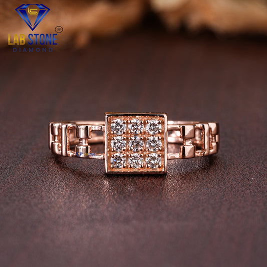 0.26 TDW Round Cut Women’s Petite Diamond Engagement Ring