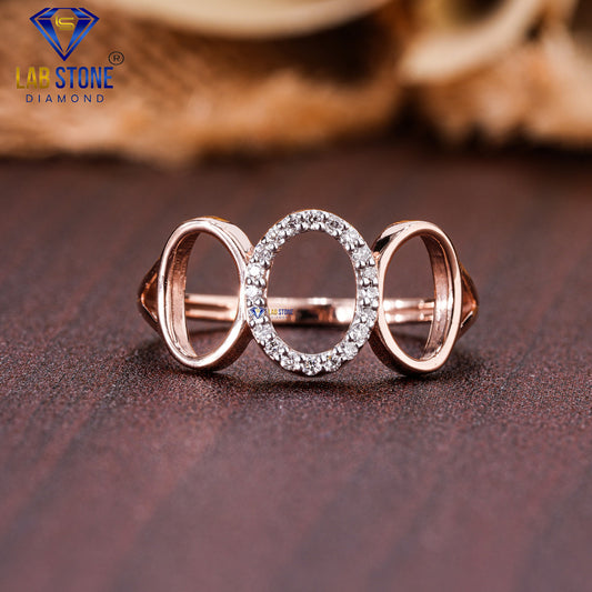 0.10 TDW Round Cut Women’s Engagement Diamond Ring