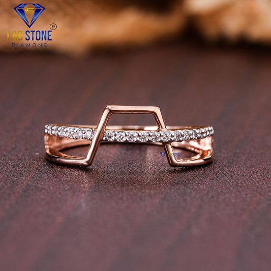 0.14 TDW Round Cut Women’s Diamond Engagement Ring