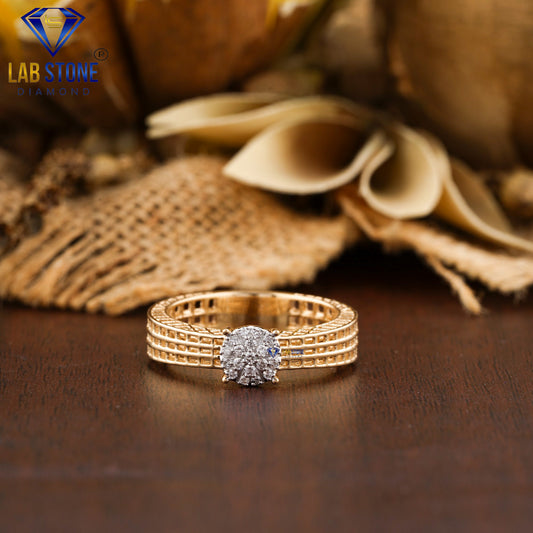 0.144 TDW Round Cut Women’s Diamond Engagement Ring