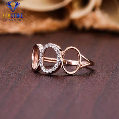 0.10 TDW Round Cut Women’s Engagement Diamond Ring