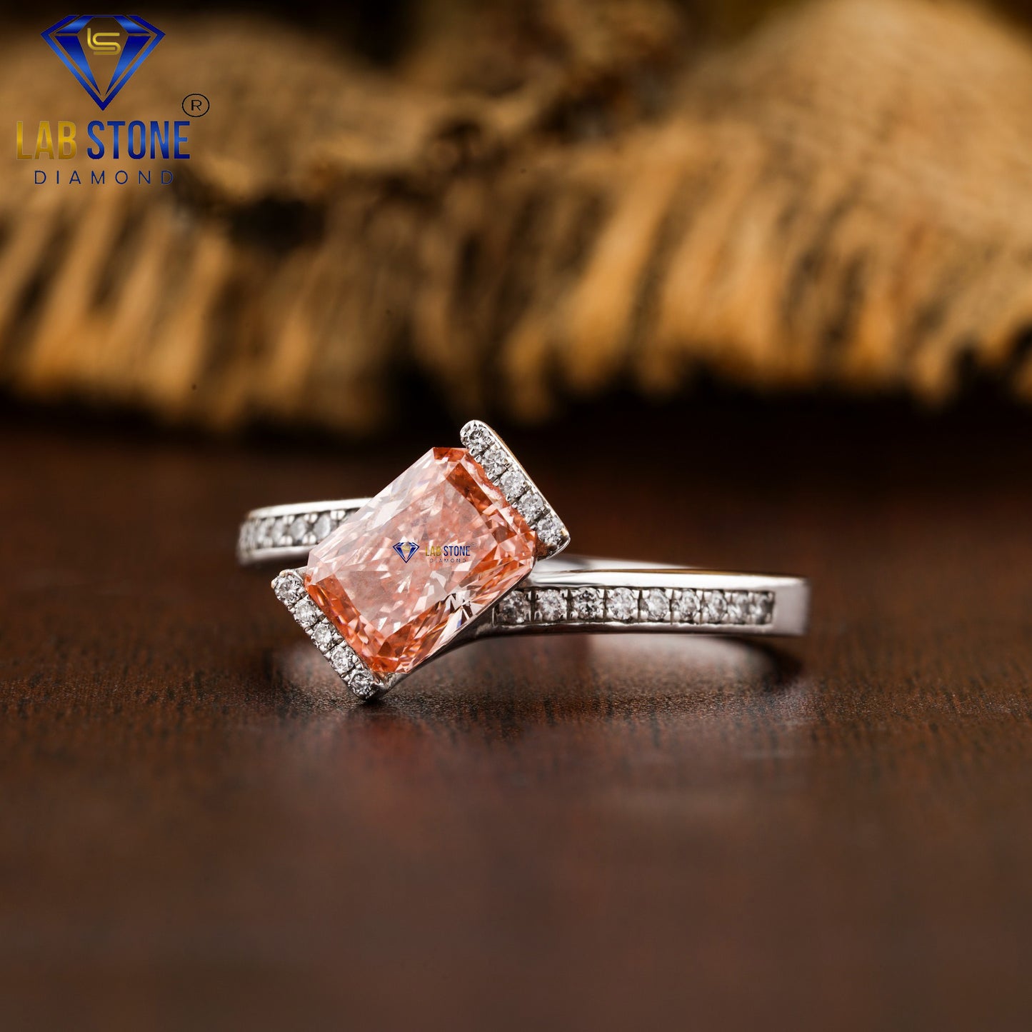 1.65 TDW F.P. Radiant & Round Cut Women’s Engagement Diamond Ring