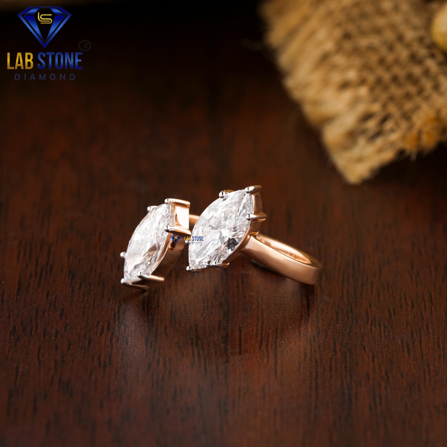 1.64 TDW Marquise Cut Women’s Engagement Diamond Ring