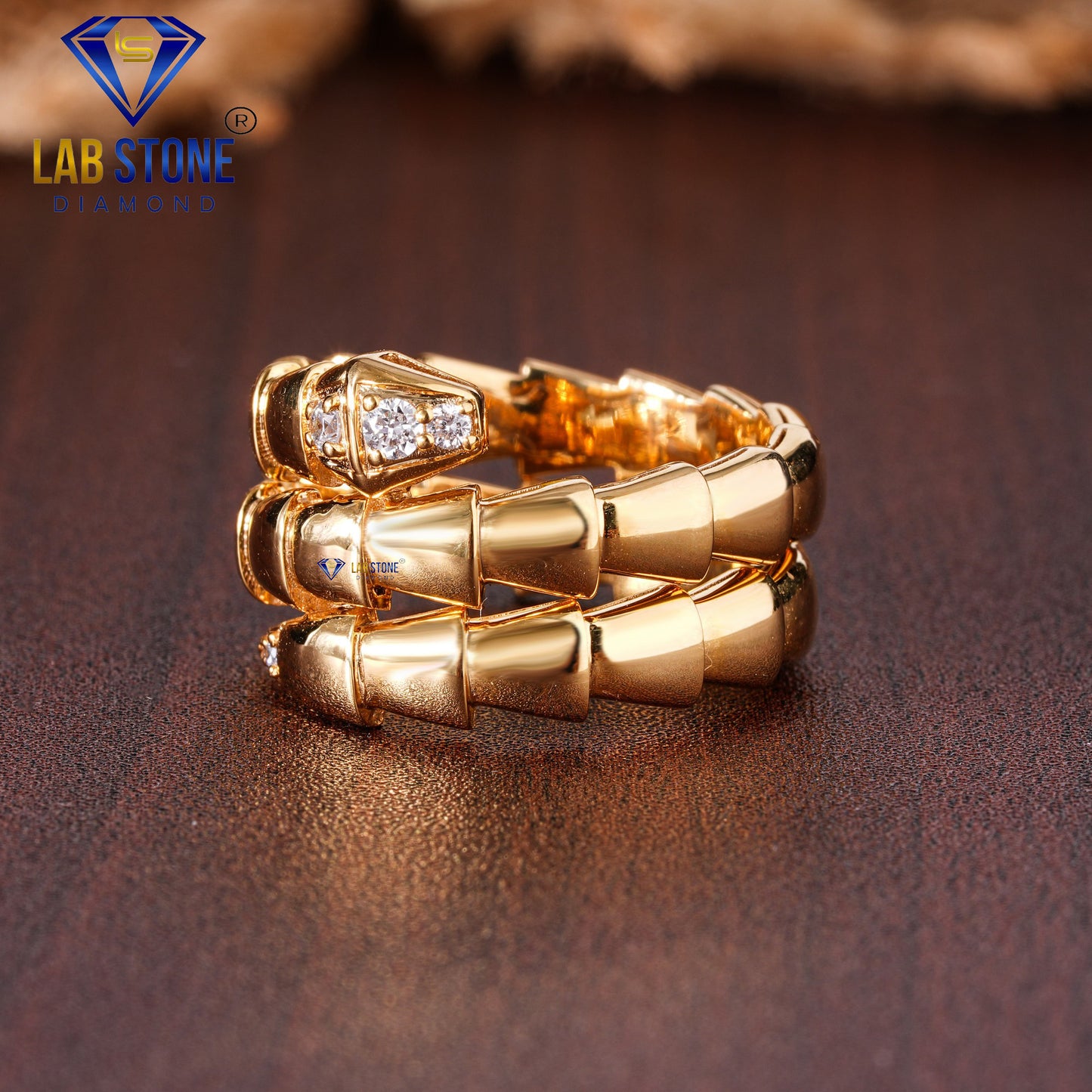 0.091 TDW Round Cut Diamond Women’s twisted Band Engagement Ring