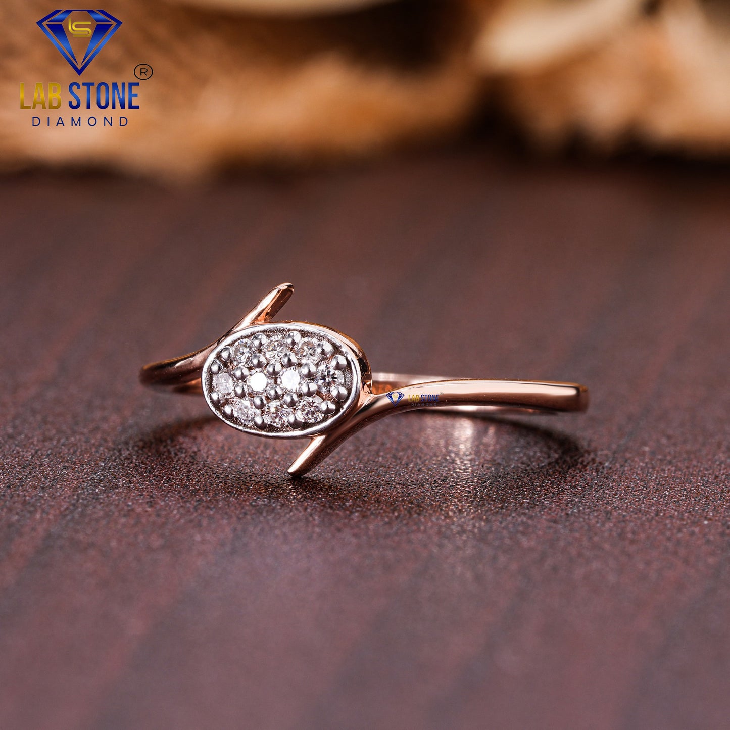 0.10 TDW Round Cut Women’s Engagement Diamond Ring