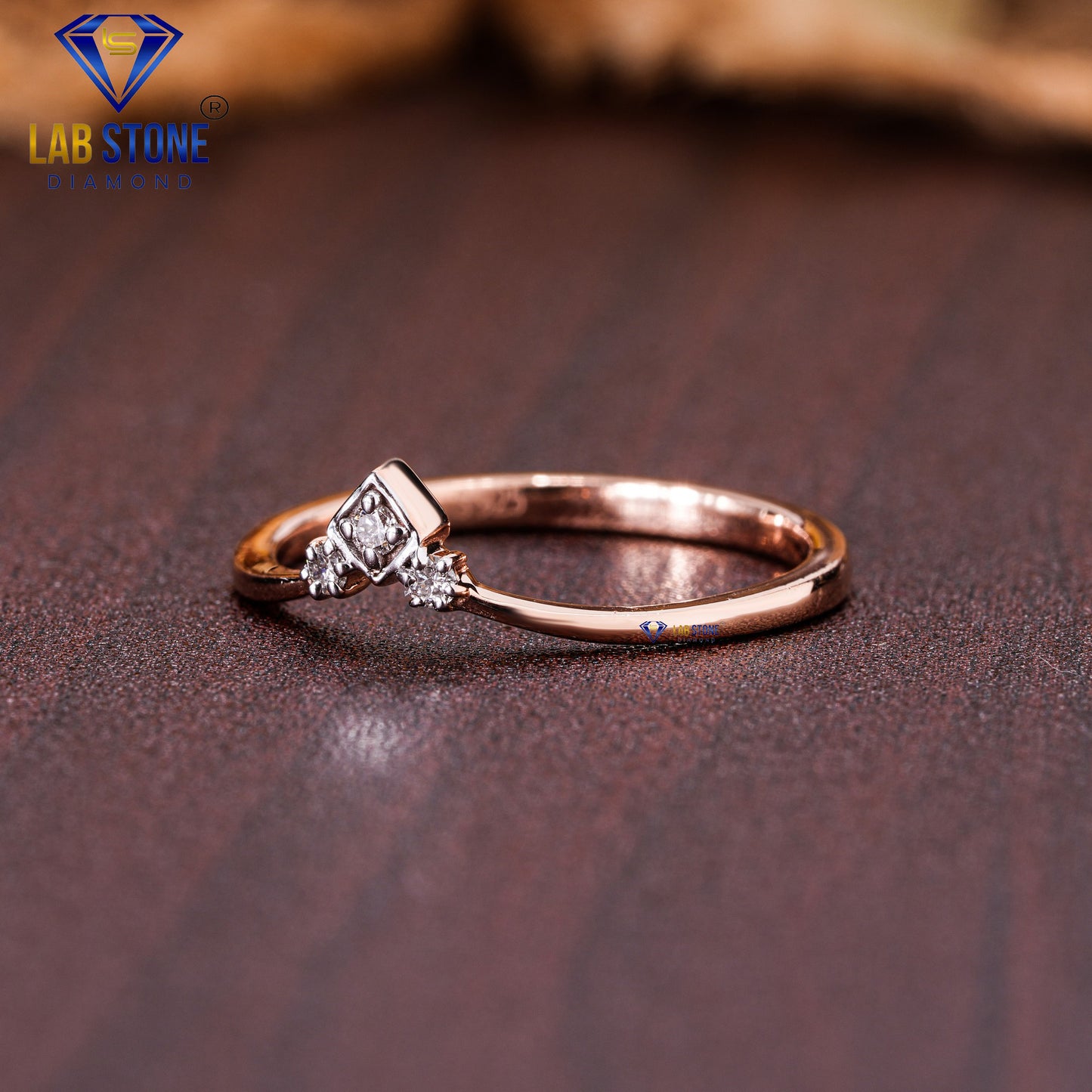 0.05 TDW Round Cut Diamond Women’s Engagement Ring