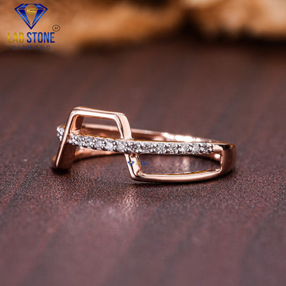 0.14 TDW Round Cut Women’s Diamond Engagement Ring