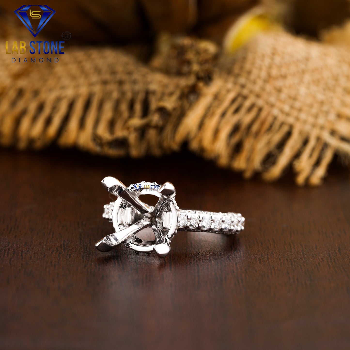 1.79 TDW Round Cut Women’s Engagement Diamond Ring