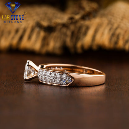 1.29 TDW Round Cut Women’s Engagement Diamond Ring