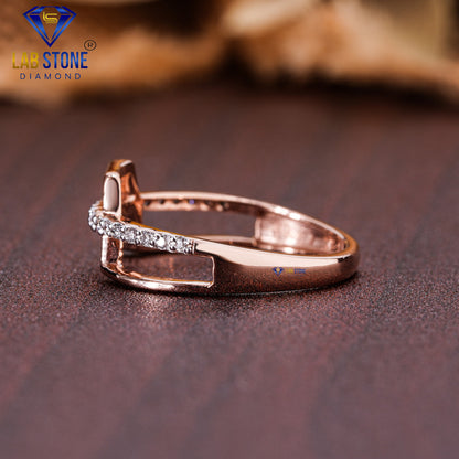 0.14 TDW Round Cut Women’s Diamond Engagement Ring