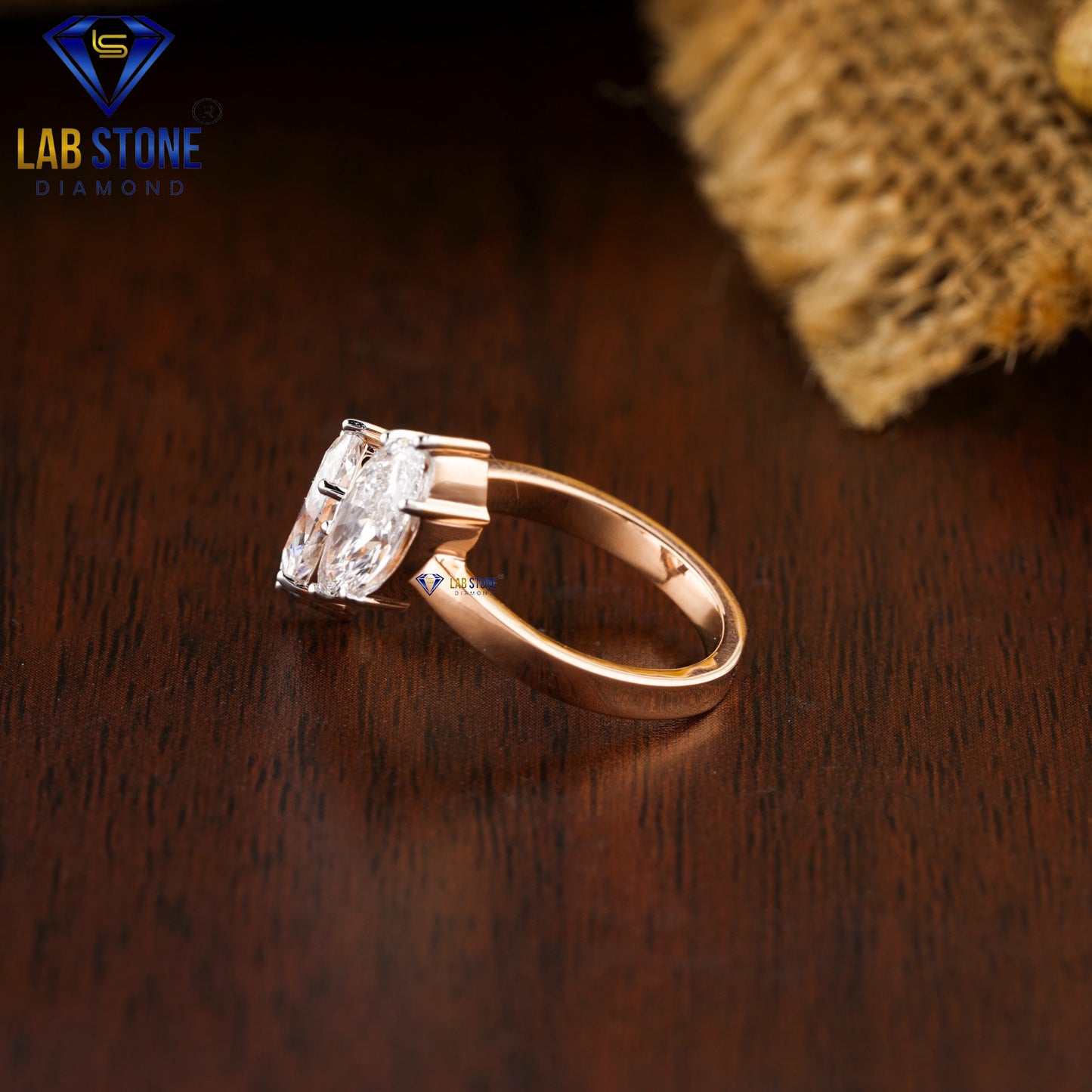 1.64 TDW Marquise Cut Women’s Engagement Diamond Ring