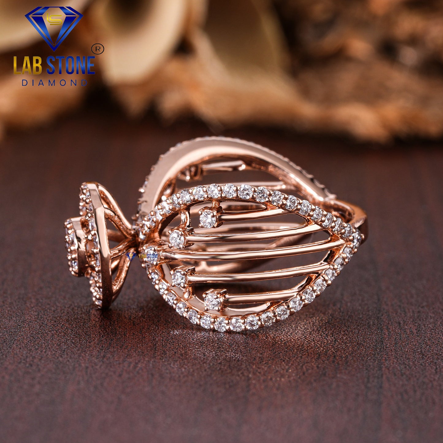 1.602 TDW Round Cut Women’s Diamond Engagement Ring