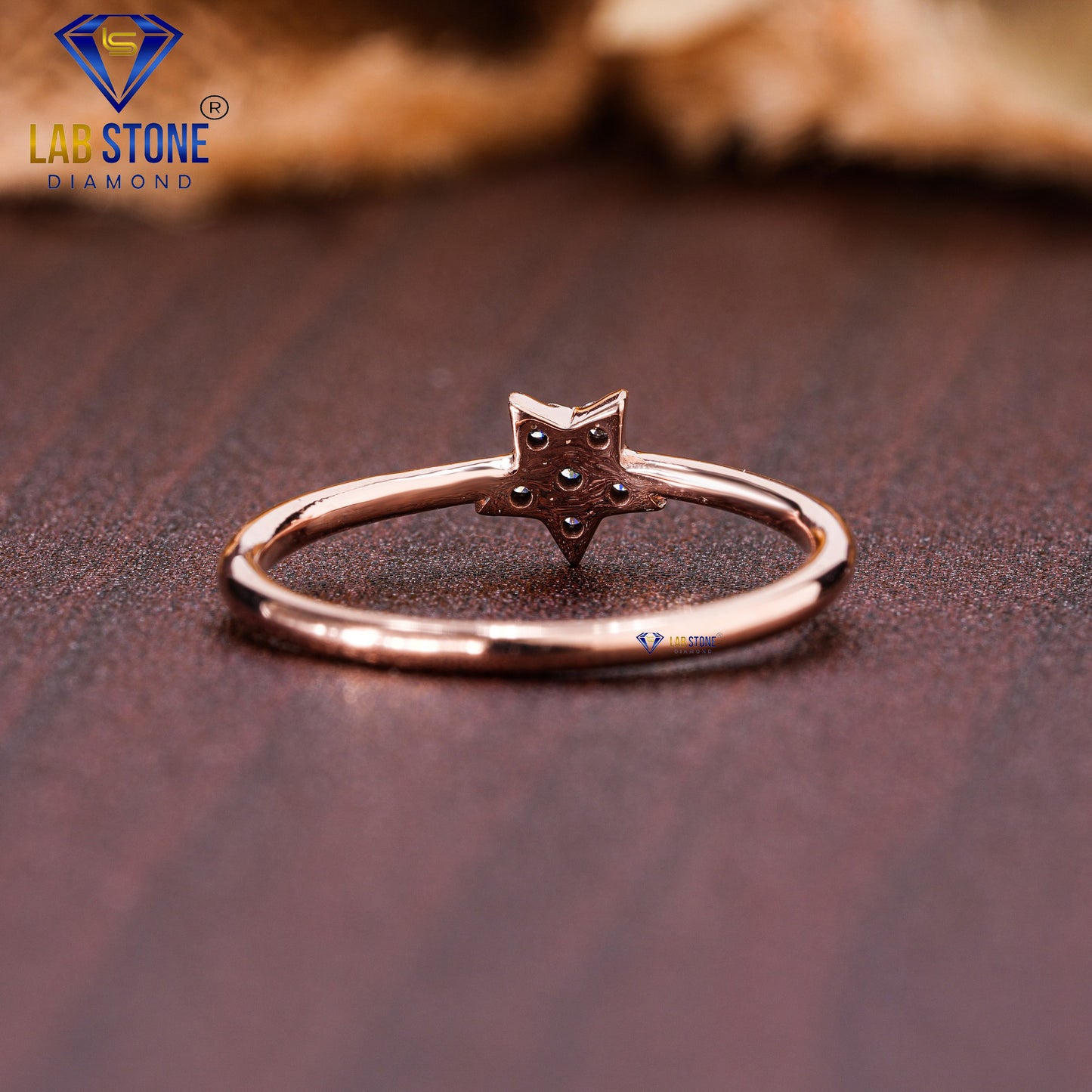 0.07 TDW Round Cut Diamond Women’s Engagement Ring