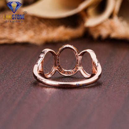 0.10 TDW Round Cut Women’s Engagement Diamond Ring