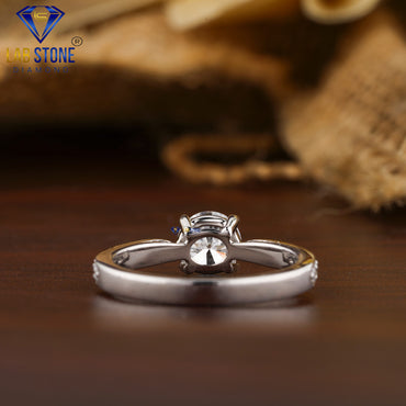 0.918 TDW Round Cut Women’s Engagement Diamond Ring