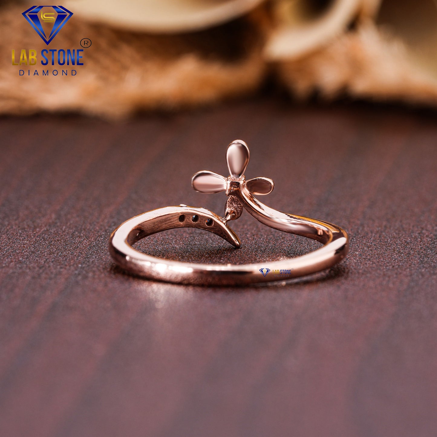 0.04 TDW Round Cut Women’s Engagement Diamond Ring