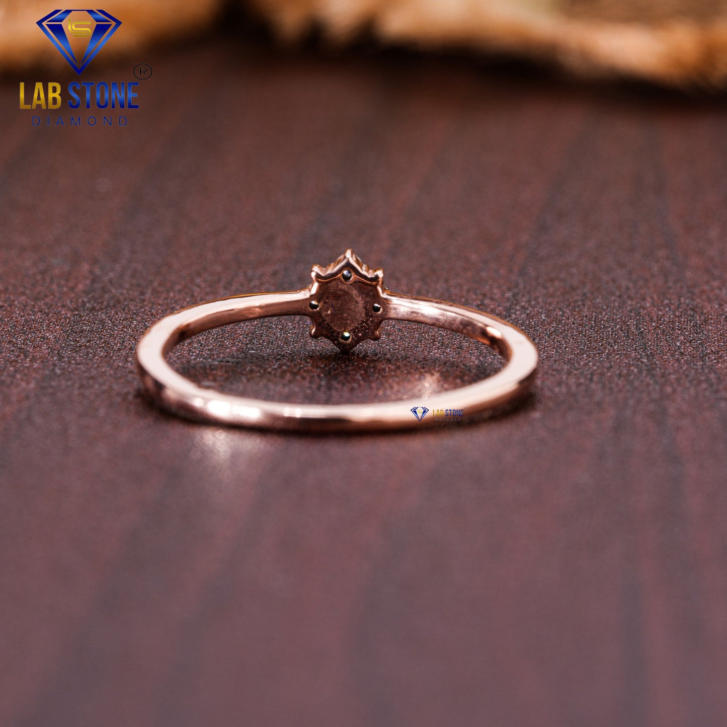 0.05 TDW Round Cut Diamond Women’s Engagement Ring